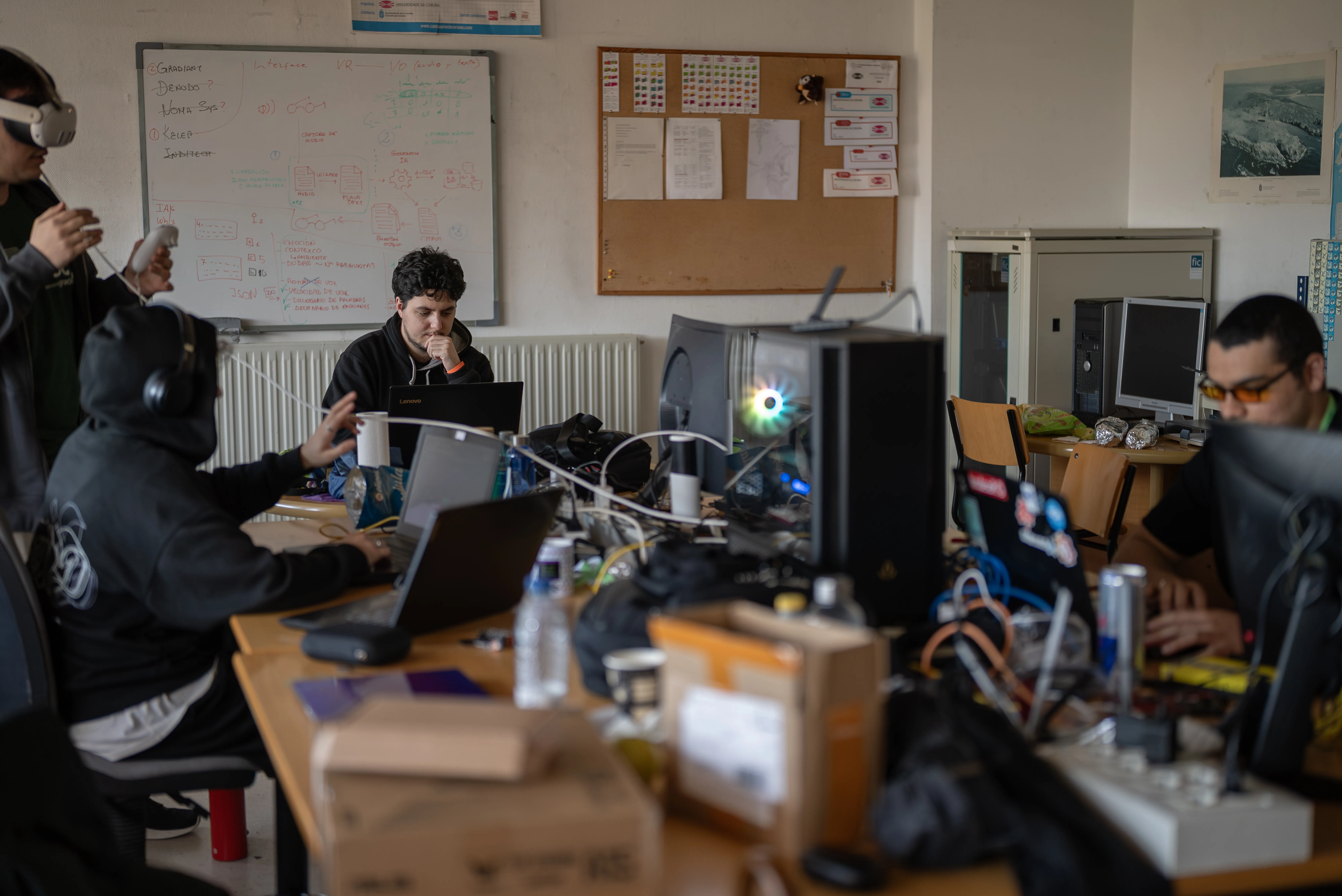 HackUDC participants collaborating