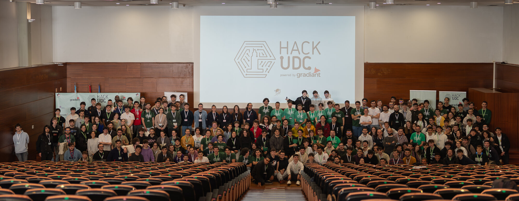 Panoramic view of HackUDC 2025